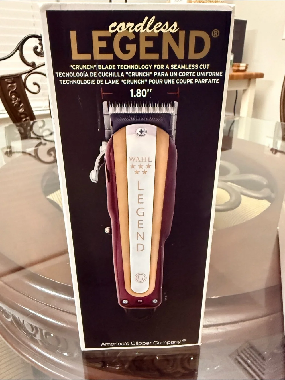 Wahl NIB Legend Cordless Clipper in Burgundy and Gold